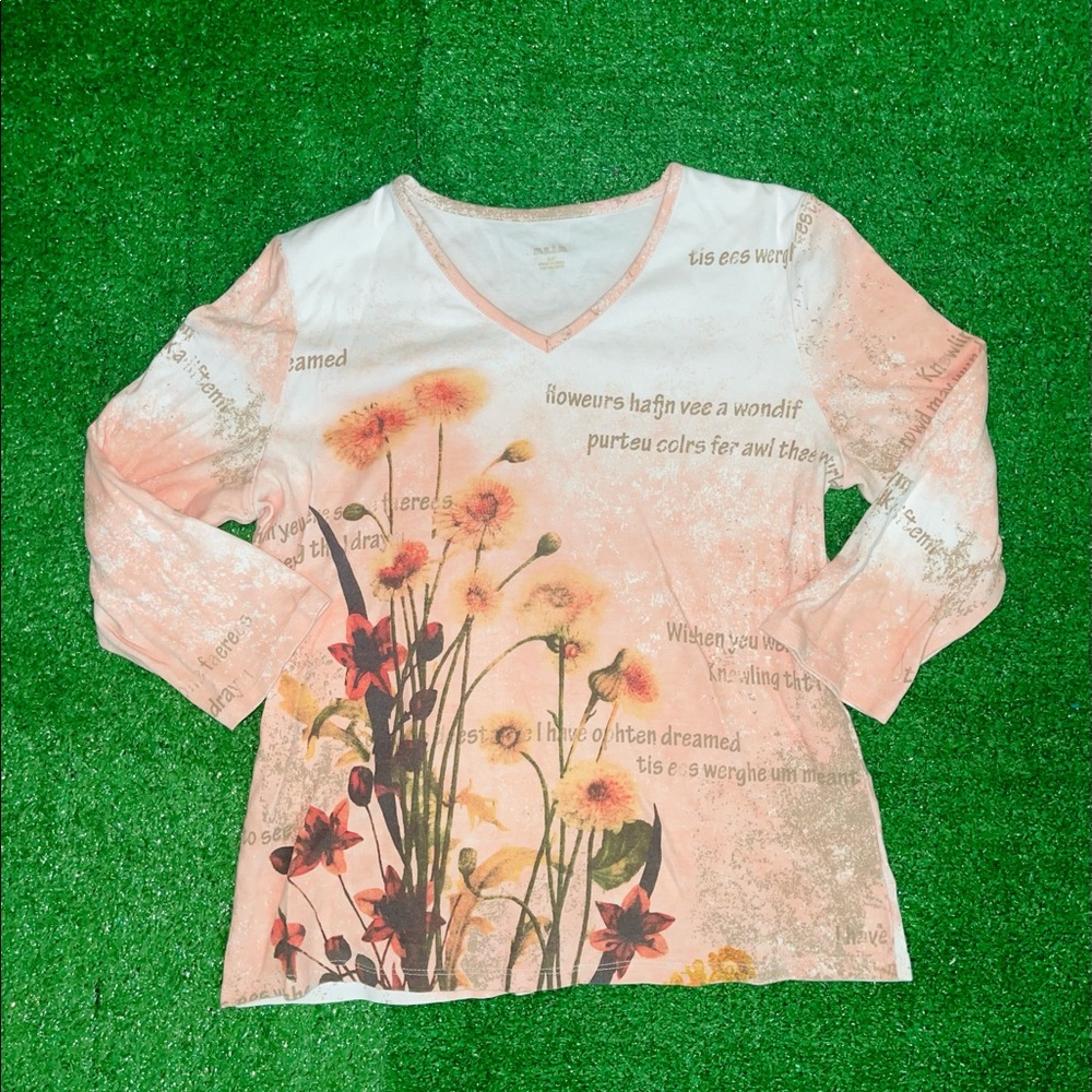 vintage flower french top